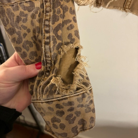 EUC Cropped Distressed Free People Jacket - Picture 4 of 5